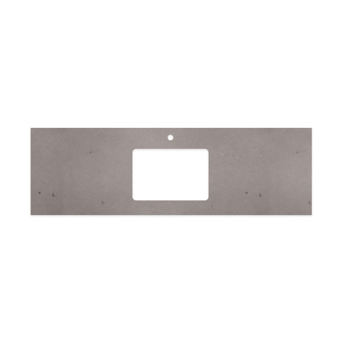 fienza Urban Crete Silica Free Stone Top Rectangular Full Depth with Single Undermount Basin Hole & Tap Hole 1500mm