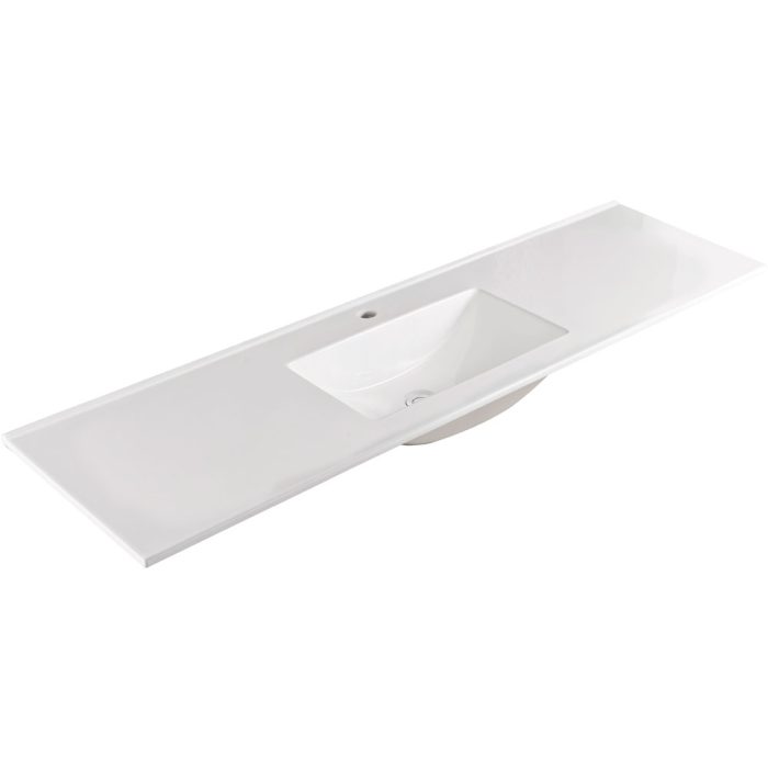 fienza Vanessa Full Depth Single Bowl Poly-Marble Basin Top 1800