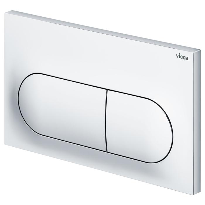 fienza Viega Visign Life6 Pill Button Flush Plate Chrome