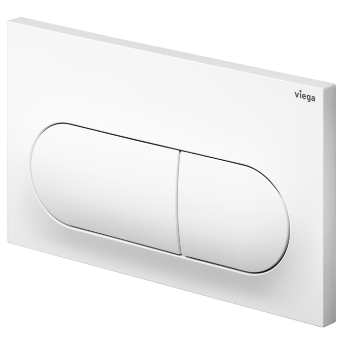 fienza Viega Visign Life6 Pill Button Flush Plate Gloss White