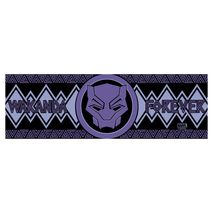 Fifth Sun Black Panther: Wakanda Forever Purple Logo Stainless Steel Tumbler With Lid