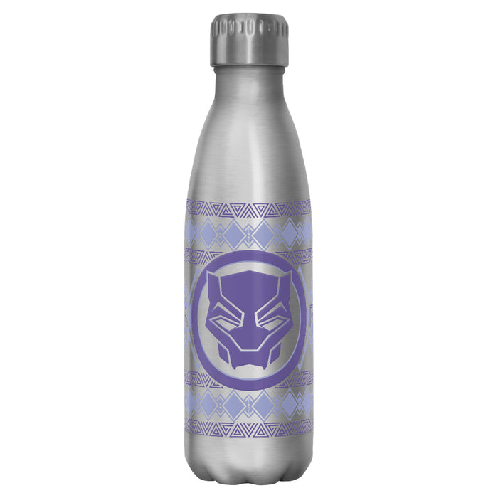 fifth sun Black Panther: Wakanda Forever Purple Logo Stainless Steel Water Bottle