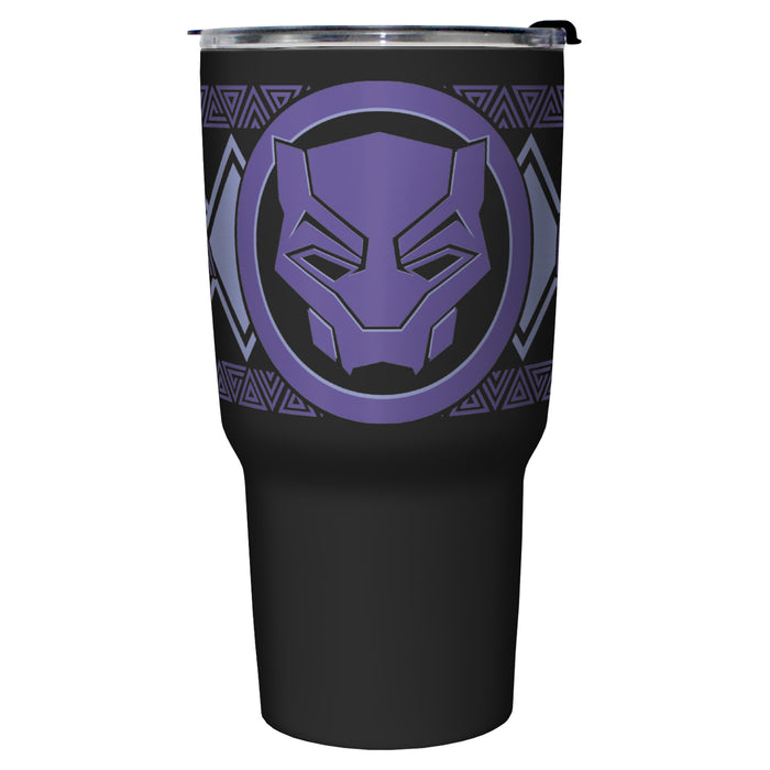 fifth sun Black Panther: Wakanda Forever Purple Logo Stainless Steel Tumbler With Lid