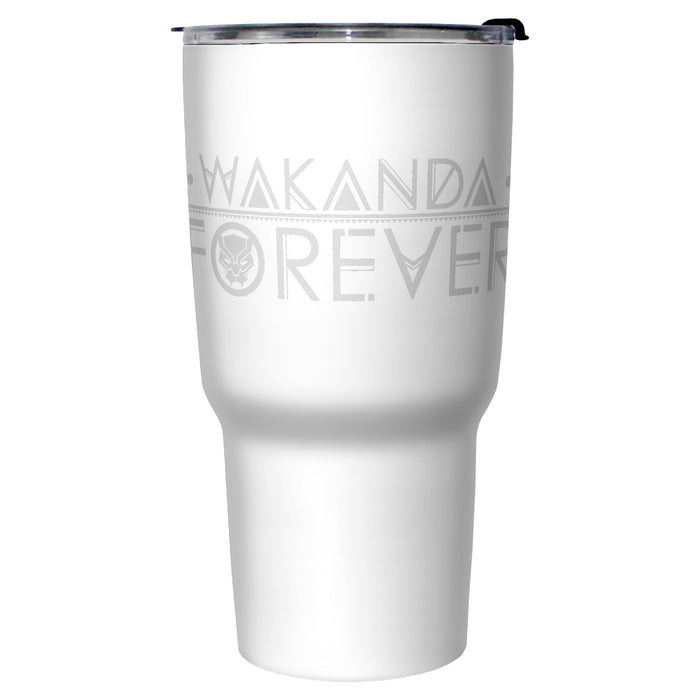 fifth sun Black Panther: Wakanda Forever Tribal Logo Stainless Steel Tumbler With Lid