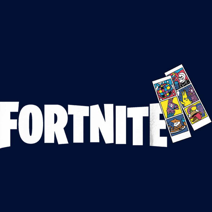 Fifth Sun Boy's Fortnite Classic Logo Photo Strip T-Shirt