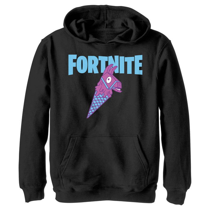 fifth sun Boy's Fortnite Rainbow Smash Cone Logo Pull Over Hoodie