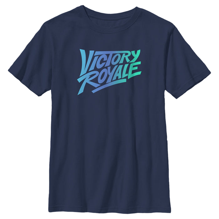 fifth sun Boy's Fortnite Victory Royale Gradient Logo T-Shirt