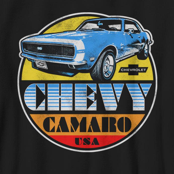 Fifth Sun Boy's General Motors Chevy Camaro SS Retro Cruising Circle T-Shirt