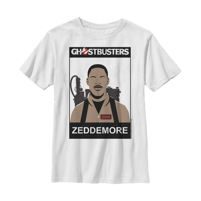 fifth sun Boy's Ghostbusters Zeddemore 2D Cell Shade T-Shirt