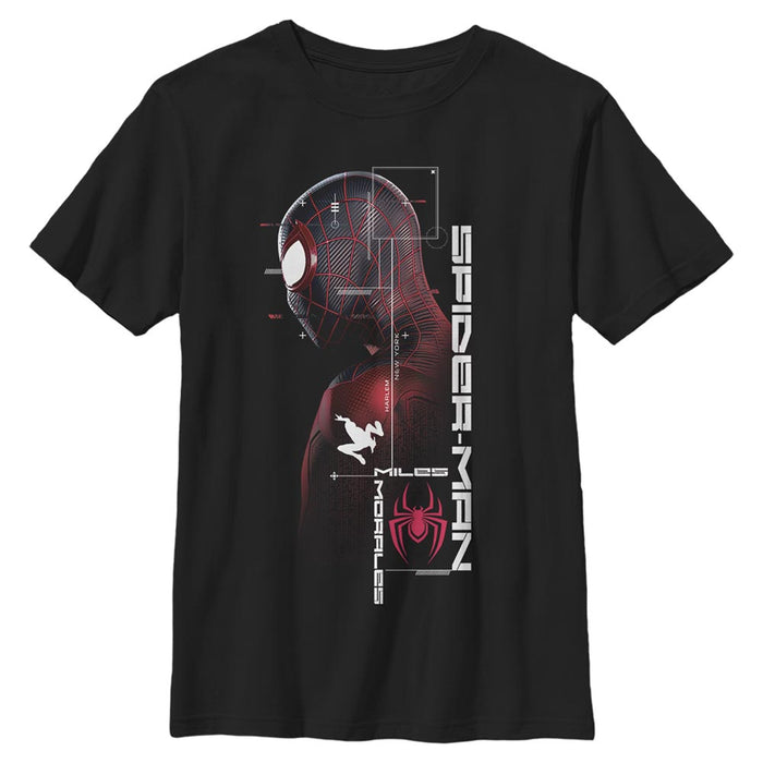 fifth sun Boy's Marvel Spider-Man: Miles Morales Game Map T-Shirt