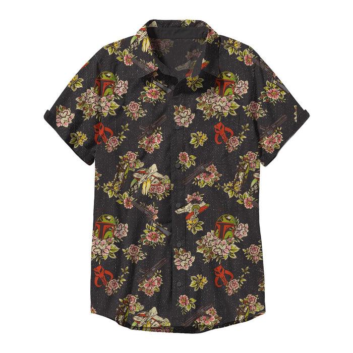 Fifth Sun Boy's Star Wars Retro Prints Button Down Shirt