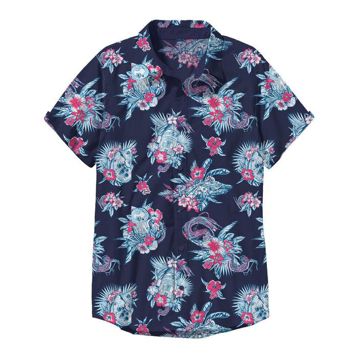 Fifth Sun Boy's Star Wars Retro Prints Button Down Shirt