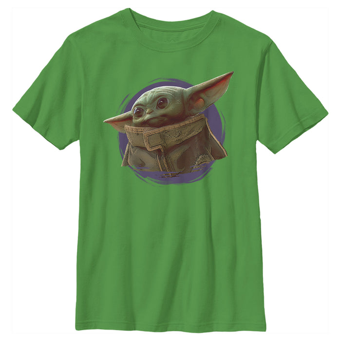 Fifth Sun Boy's Star Wars: The Mandalorian The Child Circle Halo T-Shirt