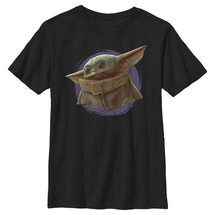 fifth sun Boy's Star Wars: The Mandalorian The Child Circle Halo T-Shirt
