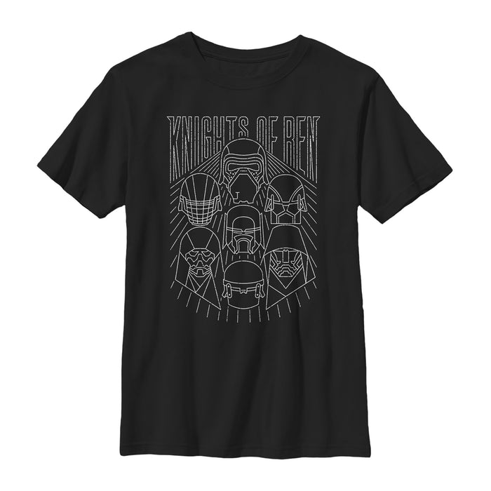 fifth sun Boy's Star Wars: The Rise of Skywalker Knights of Ren Streak T-Shirt