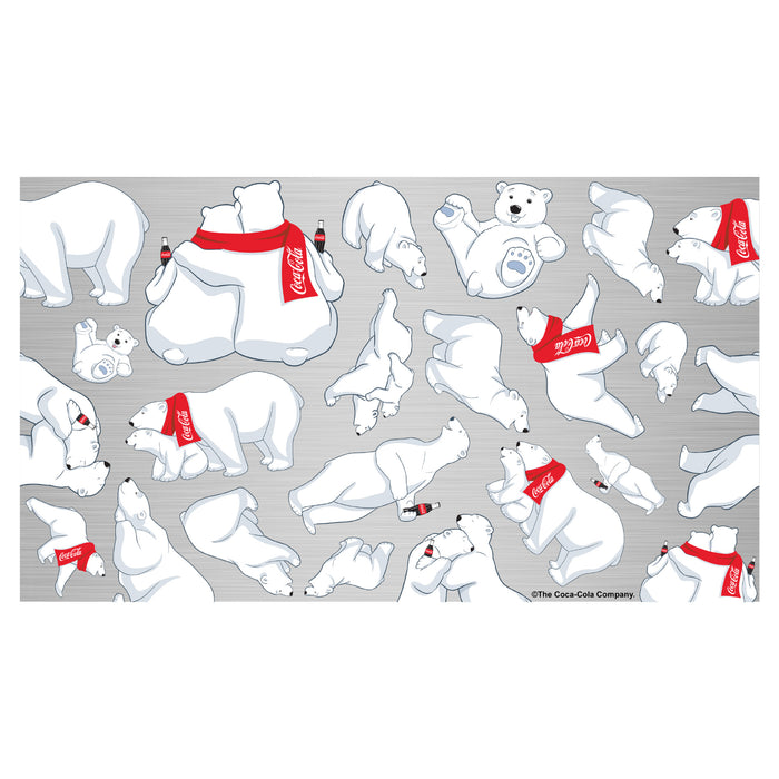 Fifth Sun Coca Cola Christmas Polar Bears Stainless Steel Water Bottle