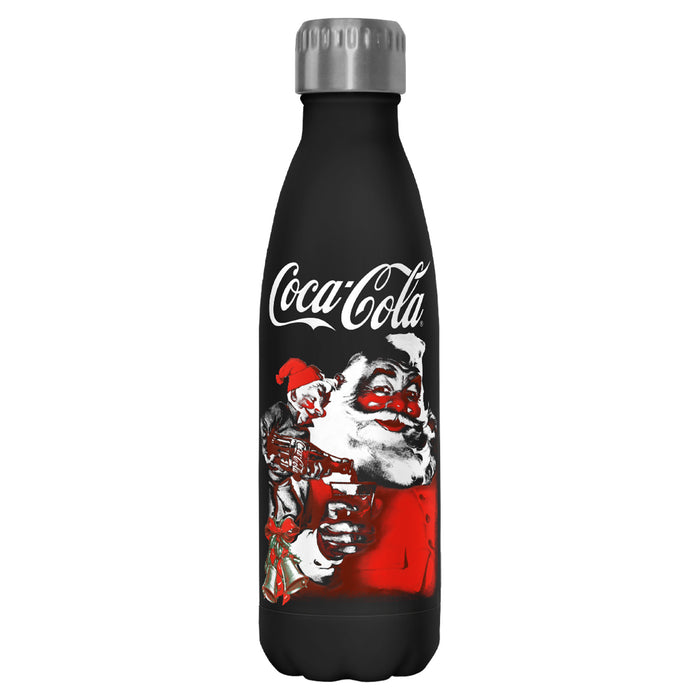 fifth sun Coca Cola Christmas Santa Claus and Elf Stainless Steel Water Bottle