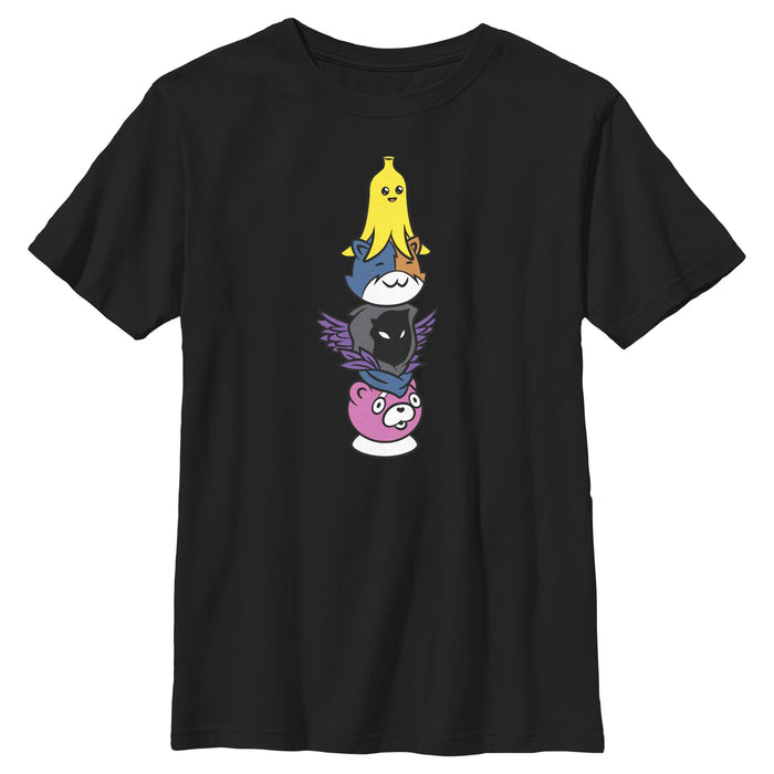 fifth sun Boy's Fortnite Character Stack T-Shirt