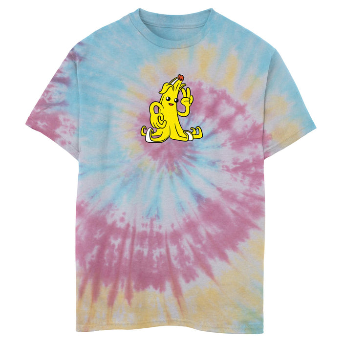 fifth sun Boy's Fortnite Peely Peace Sign T-Shirt