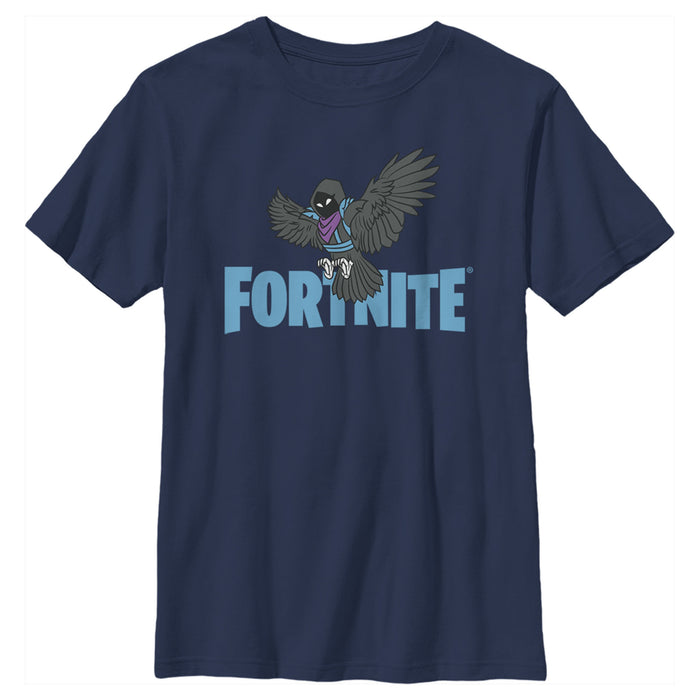 Fifth Sun Boy's Fortnite Raven Logo T-Shirt