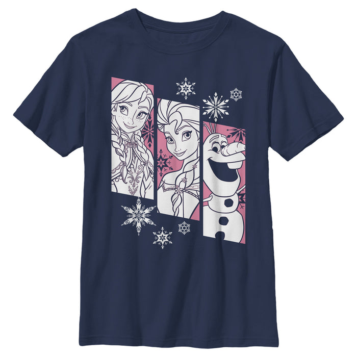 fifth sun Boy's Frozen Trio T-Shirt