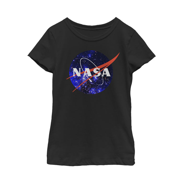 fifth sun Girl's NASA Milky Way Logo T-Shirt