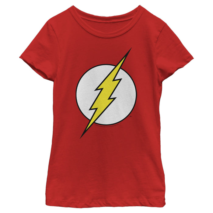 fifth sun Girl's The Flash Classic Logo T-Shirt