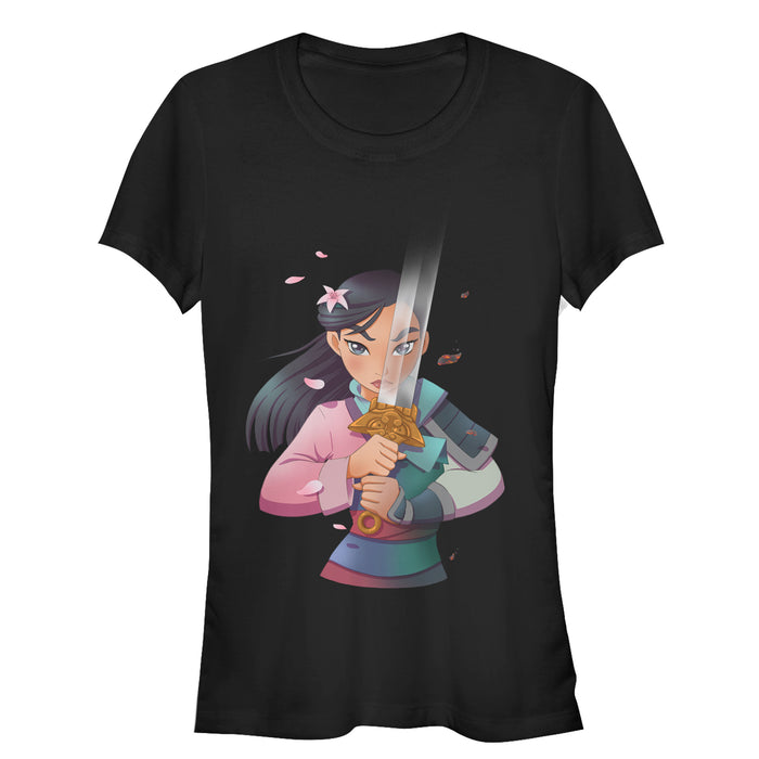 fifth sun Junior's Mulan Anime Reflection T-Shirt