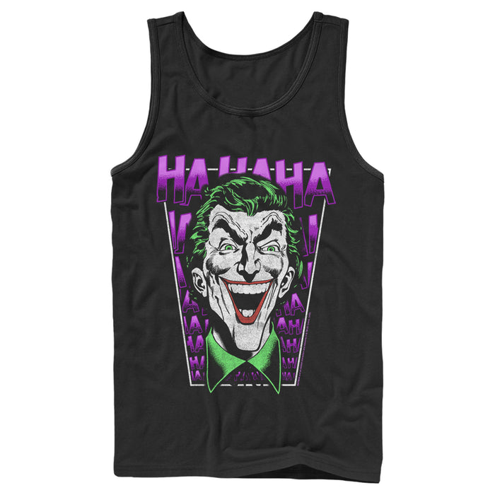 Fifth Sun Men's Batman Joker Ha Ha Frame Tank Top