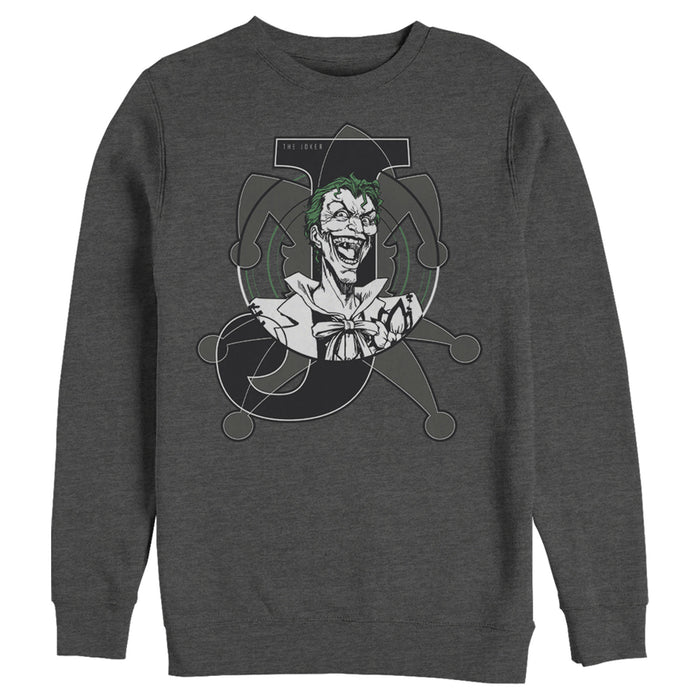 Fifth Sun Men's Batman Joker Symbol Sweatshirt