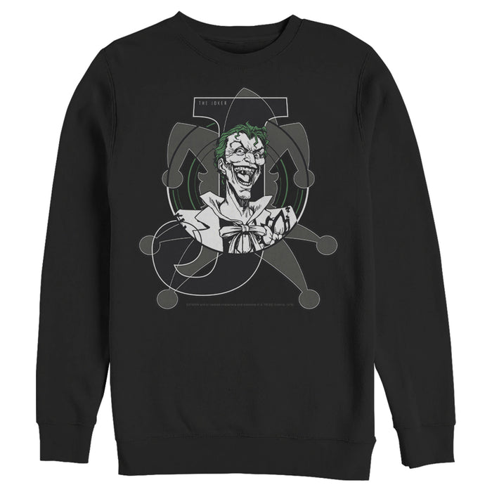 Fifth Sun Men's Batman Joker Symbol Sweatshirt