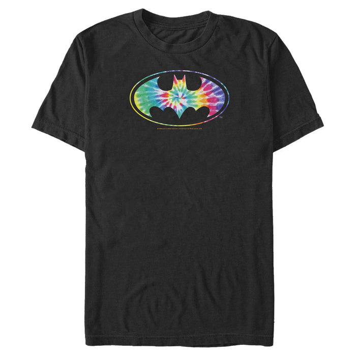 fifth sun Men's Batman Tie Dye Logo T-Shirt