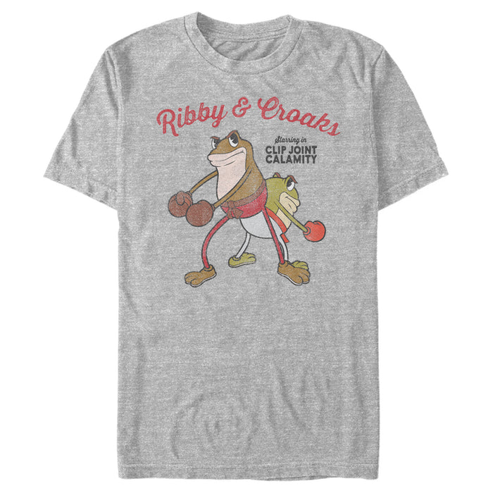 fifth sun Men's Cuphead Ribby and Croaks T-Shirt
