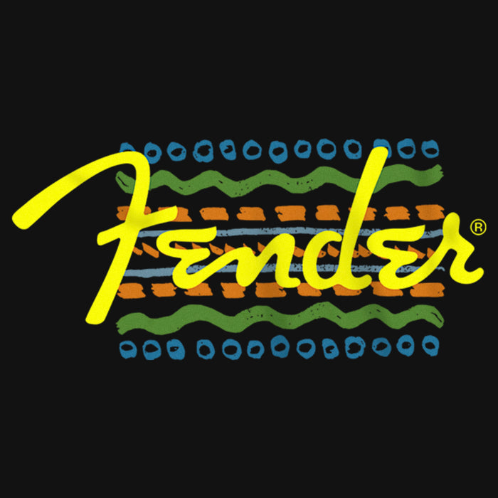 Fifth Sun Men's Fender Colorful Logo T-Shirt
