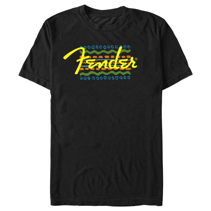 fifth sun Men's Fender Colorful Logo T-Shirt