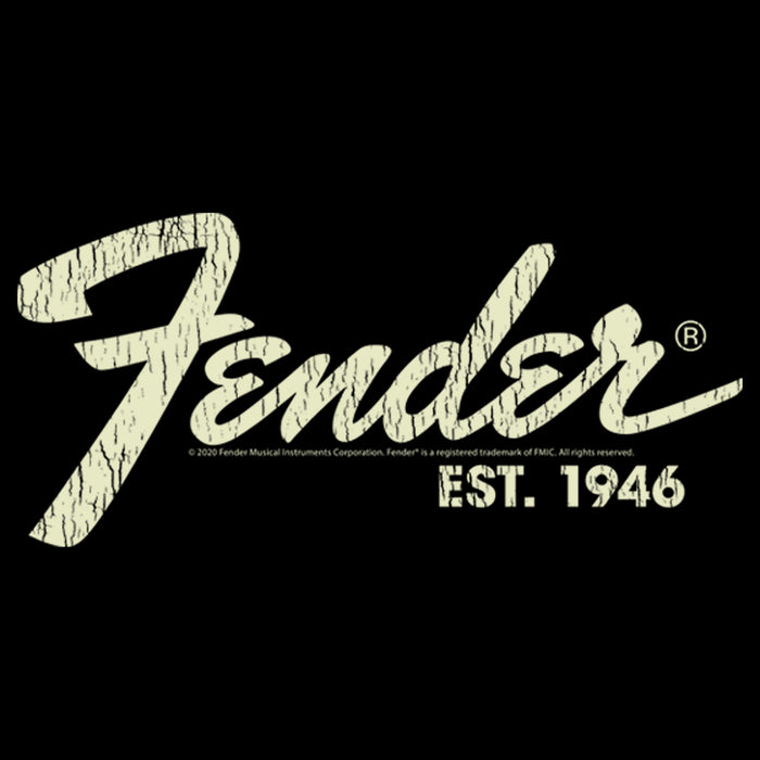 Fifth Sun Men's Fender Distressed Logo T-Shirt