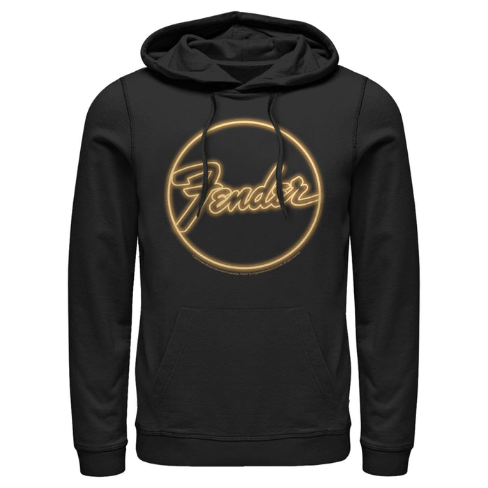 fifth sun Men's Fender Neon Logo Pull Over Hoodie