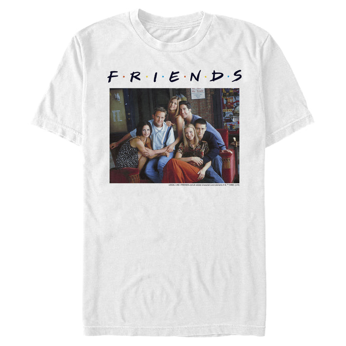 fifth sun Men's Friends Character Poster T-Shirt