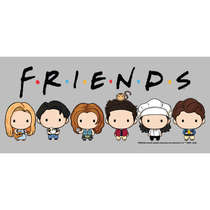 Fifth Sun Men's Friends Chibi Characters T-Shirt