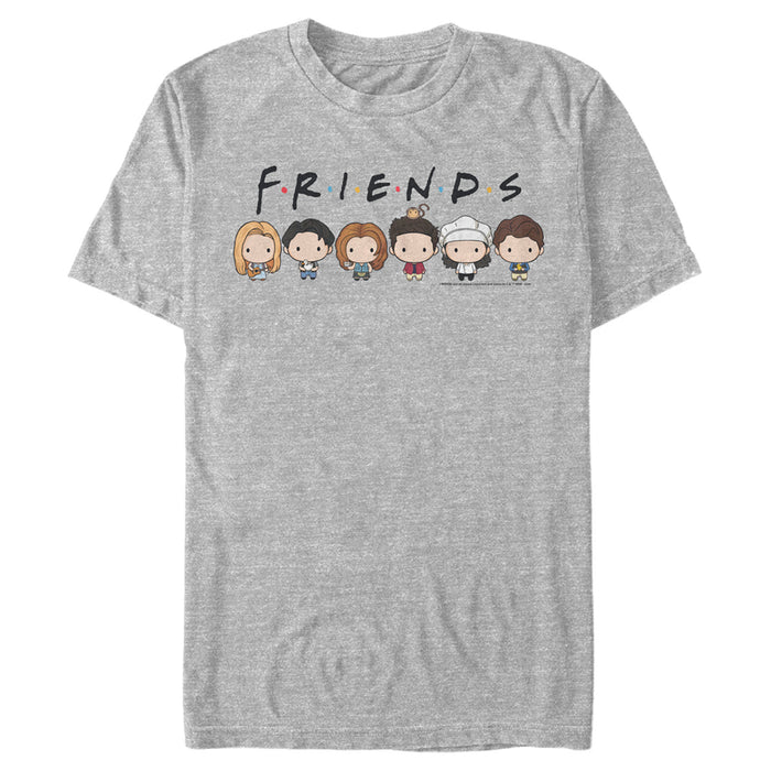 fifth sun Men's Friends Chibi Characters T-Shirt