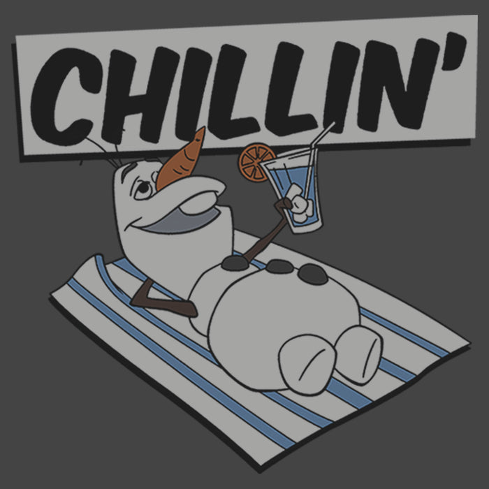 Fifth Sun Men's Frozen Olaf Chillin T-Shirt