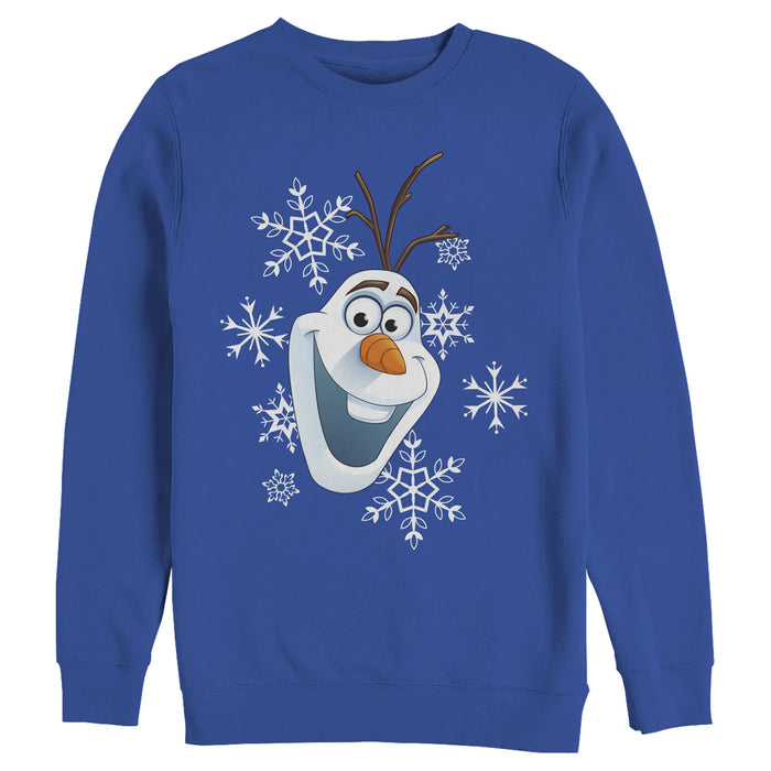 fifth sun Men's Frozen Olaf Smile Sweatshirt