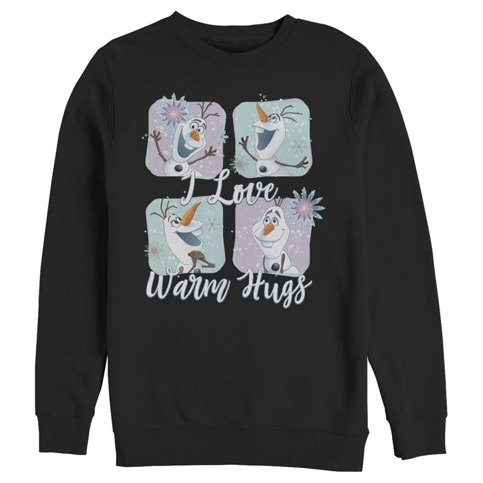 fifth sun Men's Frozen Snowflake Hugs Sweatshirt