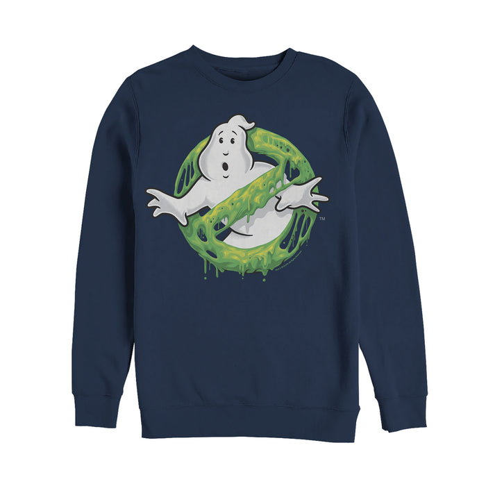 fifth sun Men's Ghostbusters Slime Logo Sweatshirt