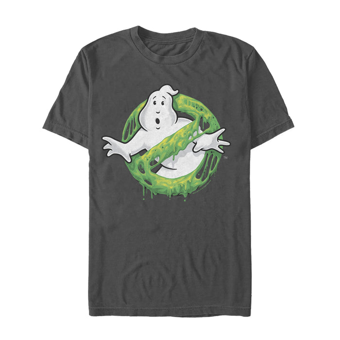 fifth sun Men's Ghostbusters Slime Logo T-Shirt