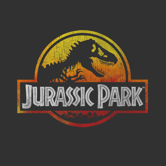 Fifth Sun Men's Jurassic Park Logo Fire T-Shirt