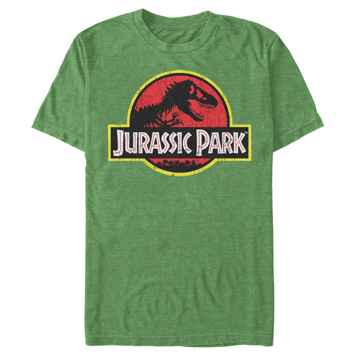 fifth sun Men's Jurassic Park T Rex Logo T-Shirt