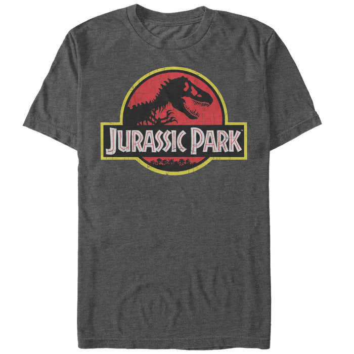 Fifth Sun Men's Jurassic Park T Rex Logo T-Shirt
