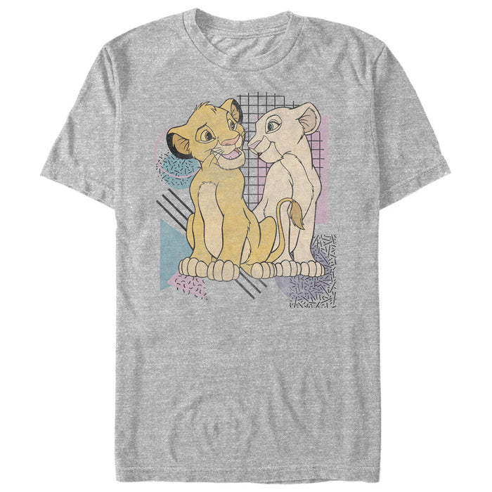 fifth sun Men's Lion King Retro Cub Love T-Shirt