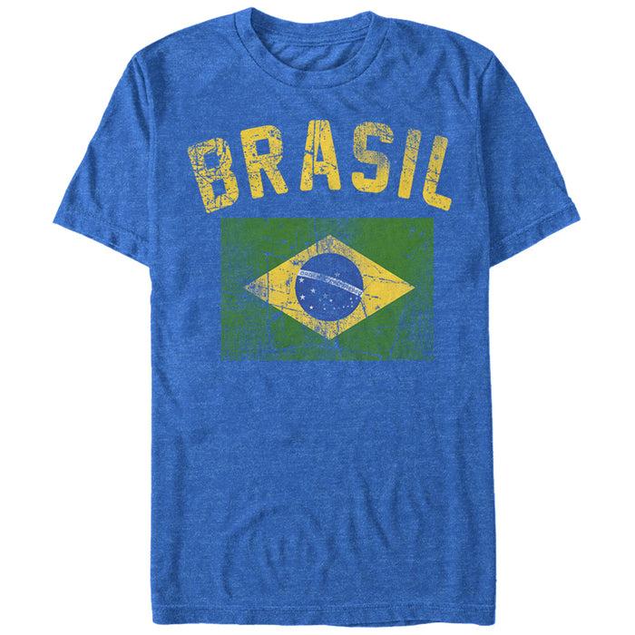 fifth sun Men's Lost Gods Brasil Flag T-Shirt
